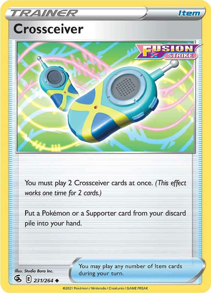 Crossceiver [SWSH08 - 231/264] Condition: Near Mint Collectible Trading Cards SWSH08: Fusion Strike Also available: Language: English Printing: Reverse Holofoil