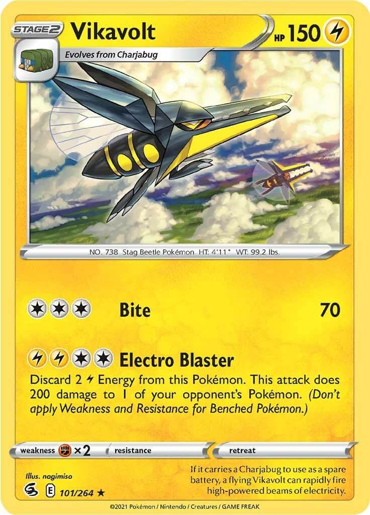 Vikavolt [SWSH08 - 101/264] Condition: Near Mint Collectible Trading Cards SWSH08: Fusion Strike Also available: Language: English Printing: Reverse Holofoil