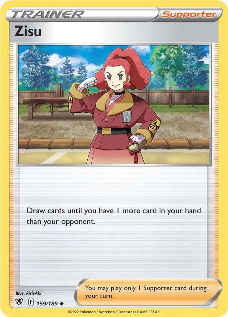 Zisu [SWSH10 - 159/189] Condition: Near Mint Collectible Trading Cards SWSH10: Astral Radiance Also available: Language: English Printing: Reverse Holofoil