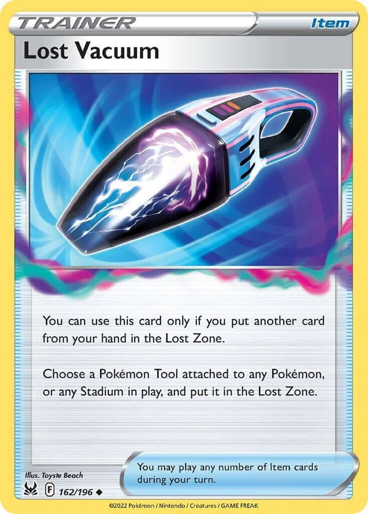 Lost Vacuum [SWSH11 - 162/196] Condition: Near Mint Collectible Trading Cards SWSH11: Lost Origin Also available: Language: English Printing: Reverse Holofoil