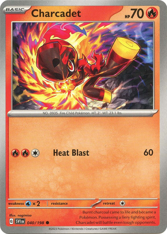 Charcadet - 040/198 [SVI - 040/198] Condition: Near Mint Collectible Trading Cards SV01: Scarlet & Violet Base Set Also available: Language: English Printing: Reverse Holofoil