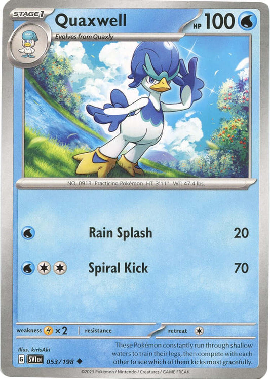 Quaxwell [SVI - 053/198] Condition: Near Mint Collectible Trading Cards SV01: Scarlet & Violet Base Set Also available: Language: English Printing: Reverse Holofoil