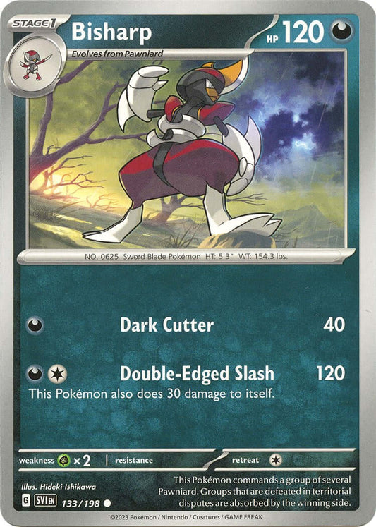 Bisharp [SVI - 133/198] Condition: Near Mint Collectible Trading Cards SV01: Scarlet & Violet Base Set Also available: Language: English Printing: Reverse Holofoil