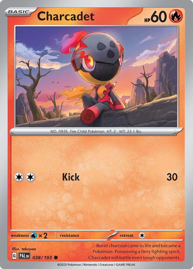 Charcadet - 038/193 [PAL - 038/193] Condition: Near Mint Collectible Trading Cards SV02: Paldea Evolved Also available: Language: English Printing: Reverse Holofoil
