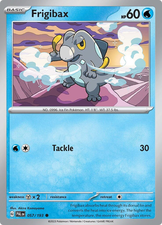 Frigibax - 057/193 [PAL - 057/193] Condition: Near Mint Collectible Trading Cards SV02: Paldea Evolved Also available: Language: English Printing: Reverse Holofoil