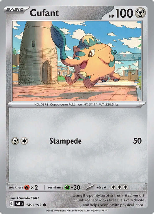 Cufant [PAL - 149/193] Condition: Near Mint Collectible Trading Cards SV02: Paldea Evolved Also available: Language: English Printing: Reverse Holofoil