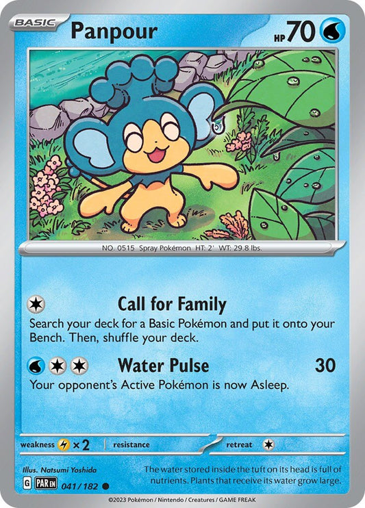 Panpour [PAR - 041/182] Condition: Near Mint Collectible Trading Cards SV04: Paradox Rift Also available: Language: English Printing: Reverse Holofoil