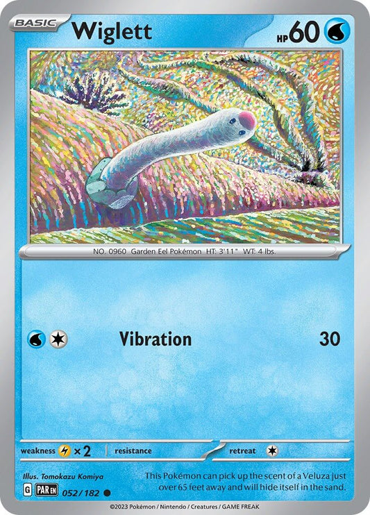 Wiglett - 052/182 [PAR - 052/182] Condition: Near Mint Collectible Trading Cards SV04: Paradox Rift Also available: Language: English Printing: Reverse Holofoil