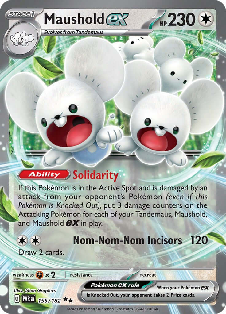 Maushold ex [PAR - 155/182] Condition: Near Mint Collectible Trading Cards SV04: Paradox Rift Also available: Language: English Printing: Holofoil
