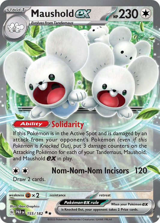 Maushold ex [PAR - 155/182] Condition: Near Mint Collectible Trading Cards SV04: Paradox Rift Also available: Language: English Printing: Holofoil