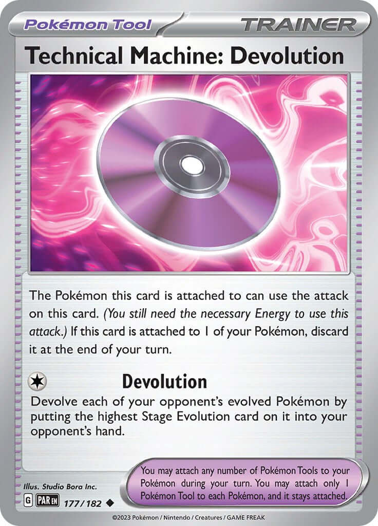 Technical Machine: Devolution [PAR - 177/182] Condition: Near Mint Collectible Trading Cards SV04: Paradox Rift Also available: Language: English Printing: Reverse Holofoil