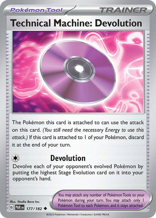 Technical Machine: Devolution [PAR - 177/182] Condition: Near Mint Collectible Trading Cards SV04: Paradox Rift Also available: Language: English Printing: Reverse Holofoil