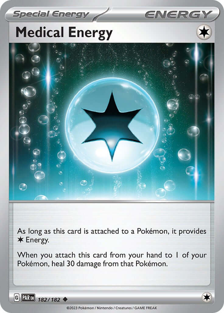 Medical Energy [PAR - 182/182] Condition: Near Mint Collectible Trading Cards SV04: Paradox Rift Also available: Language: English Printing: Reverse Holofoil