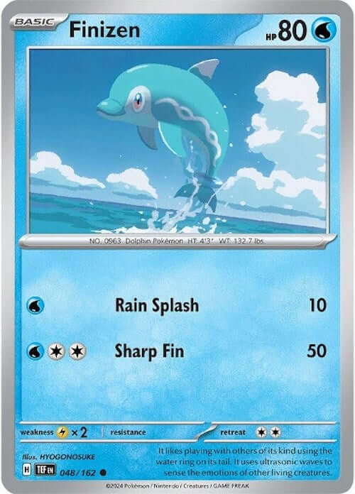 Finizen [TEF - 048/162] Condition: Near Mint Collectible Trading Cards SV05: Temporal Forces Also available: Language: English Printing: Reverse Holofoil