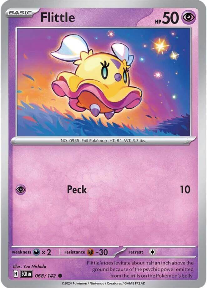 Flittle [SCR - 068/142] Condition: Near Mint Collectible Trading Cards SV07: Stellar Crown Also available: Language: English Printing: Reverse Holofoil