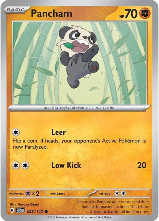 Pancham [SCR - 085/142] Condition: Near Mint Collectible Trading Cards SV07: Stellar Crown Also available: Language: English Printing: Reverse Holofoil