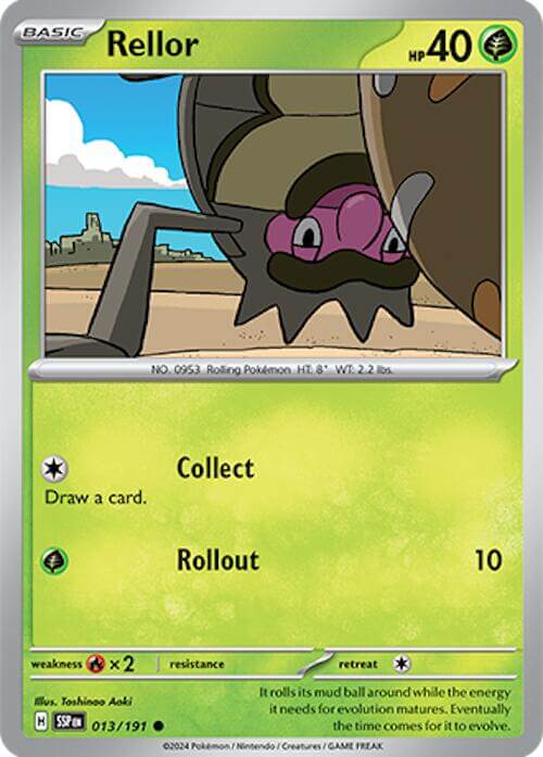 Rellor [SSP - 013/191] Condition: Near Mint Collectible Trading Cards SV08: Surging Sparks Also available: Language: English Printing: Reverse Holofoil