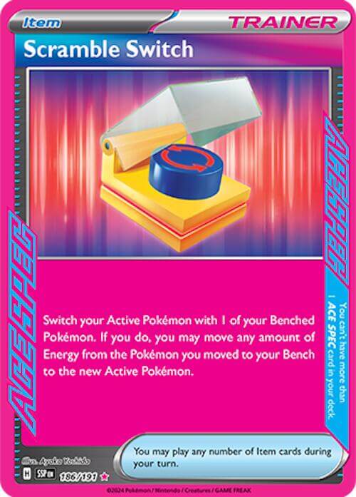 Scramble Switch [SSP - 186/191] Condition: Near Mint Collectible Trading Cards SV08: Surging Sparks Also available: Language: English Printing: Holofoil