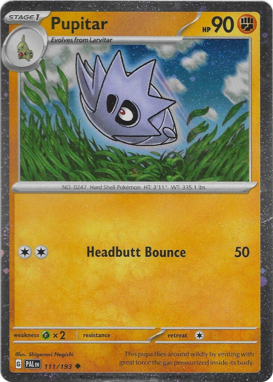 Pupitar - 111/193 (Cosmo Foil) [MCAP - 111/193] Condition: Near Mint Collectible Trading Cards Miscellaneous Cards & Products Also available: Language: English Printing: Holofoil