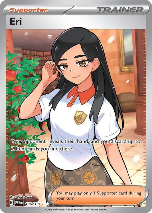 Eri [PRE - 136/131] Condition: Near Mint Collectible Trading Cards SV: Prismatic Evolutions Also available: Language: English Printing: Holofoil