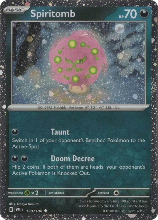 Spiritomb - 129/198 (Cosmos Holo) [MCAP - 129/198] Condition: Near Mint Collectible Trading Cards Miscellaneous Cards & Products Also available: Language: English Printing: Holofoil