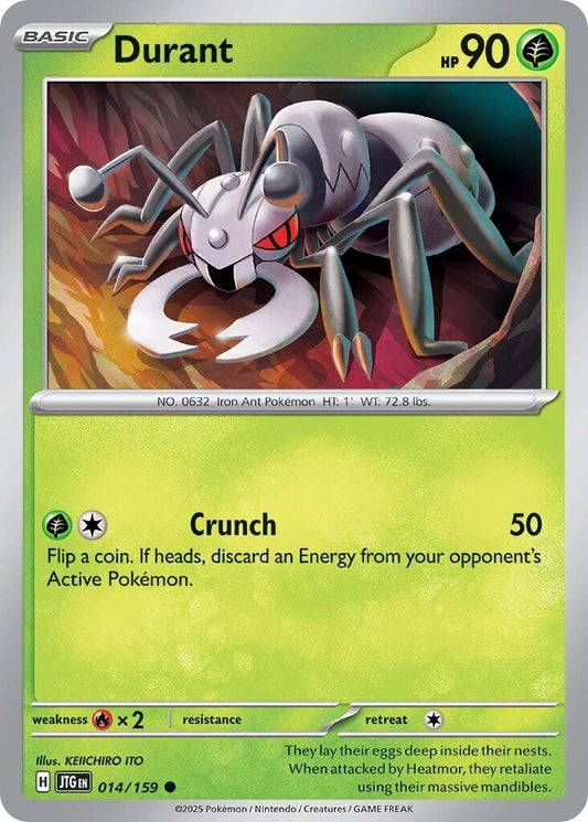 Durant [JTG - 014/159] Condition: Near Mint Collectible Trading Cards SV09: Journey Together Also available: Language: English Printing: Reverse Holofoil