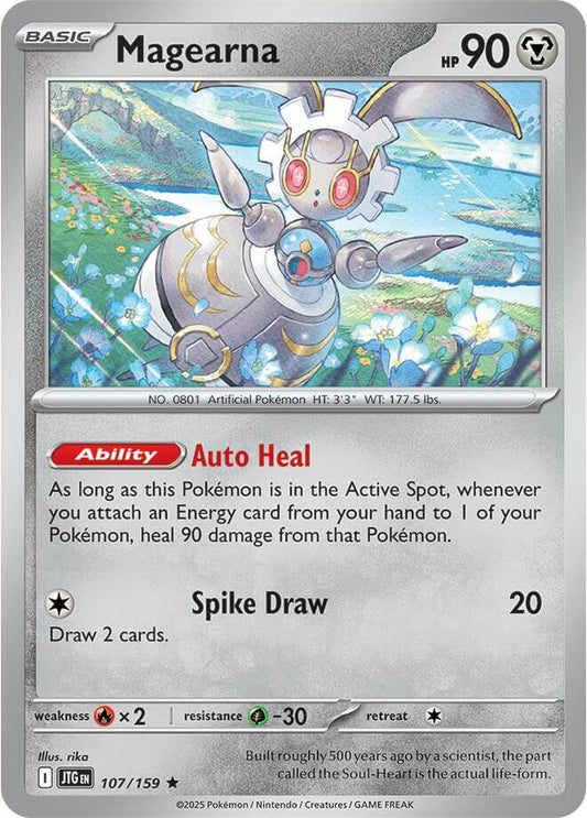 Magearna [JTG - 107/159] Condition: Near Mint Collectible Trading Cards SV09: Journey Together Also available: Language: English Printing: Holofoil