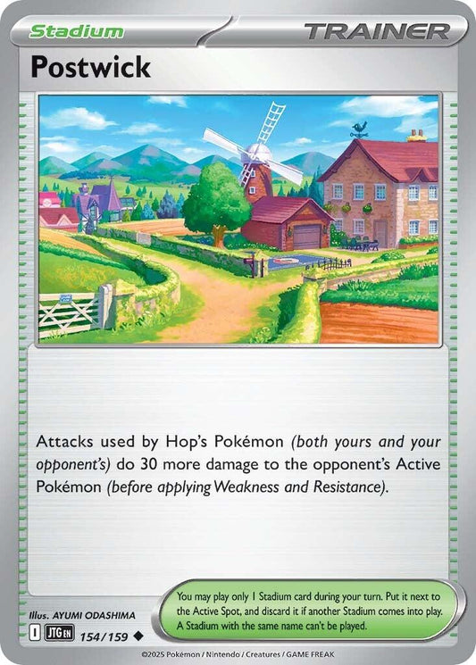 Postwick [JTG - 154/159] Condition: Near Mint Collectible Trading Cards SV09: Journey Together Also available: Language: English Printing: Reverse Holofoil