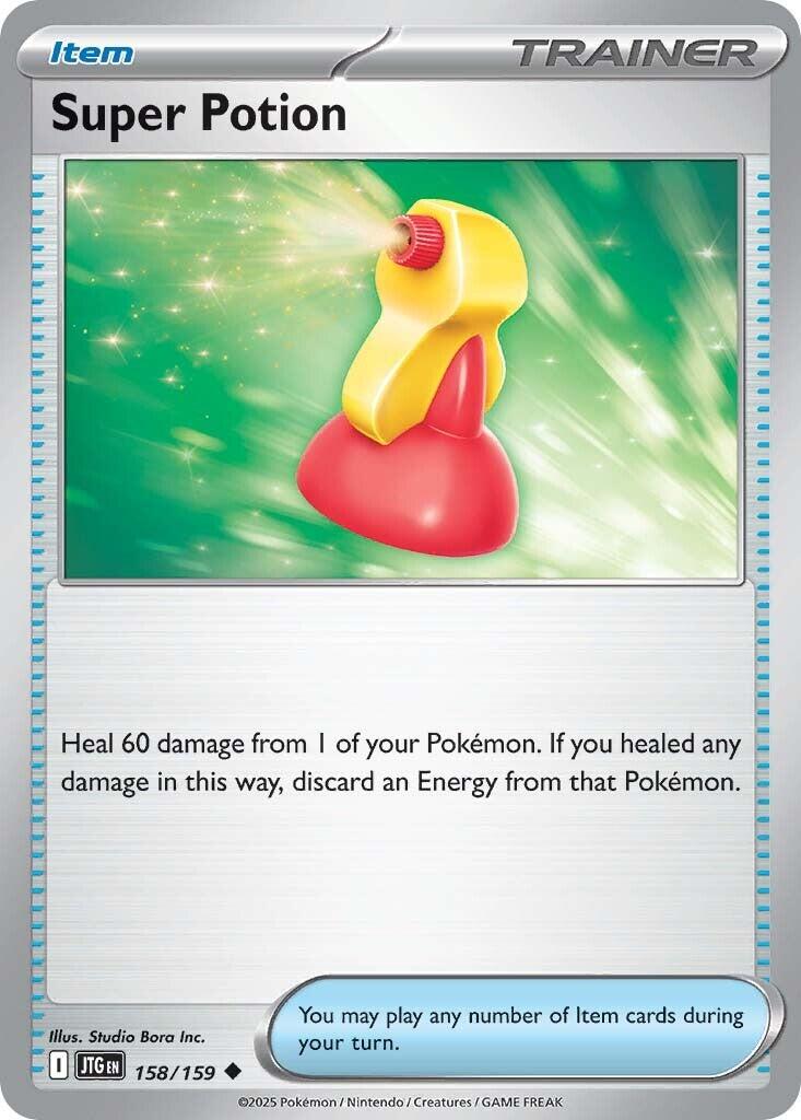 Super Potion [JTG - 158/159] Condition: Near Mint Collectible Trading Cards SV09: Journey Together Also available: Language: English Printing: Reverse Holofoil