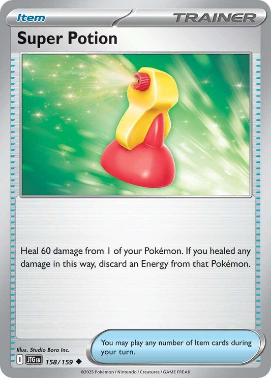 Super Potion [JTG - 158/159] Condition: Near Mint Collectible Trading Cards SV09: Journey Together Also available: Language: English Printing: Reverse Holofoil