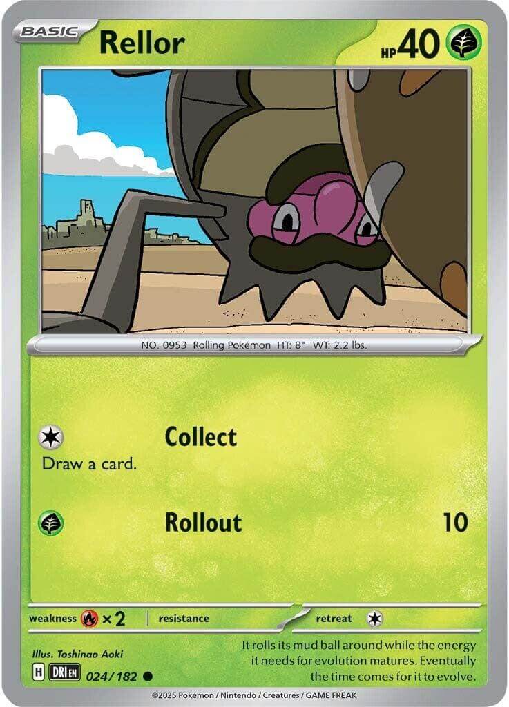 Rellor [DRI - 024/182] Condition: Near Mint Collectible Trading Cards SV10: Destined Rivals Also available: Language: English Printing: Reverse Holofoil