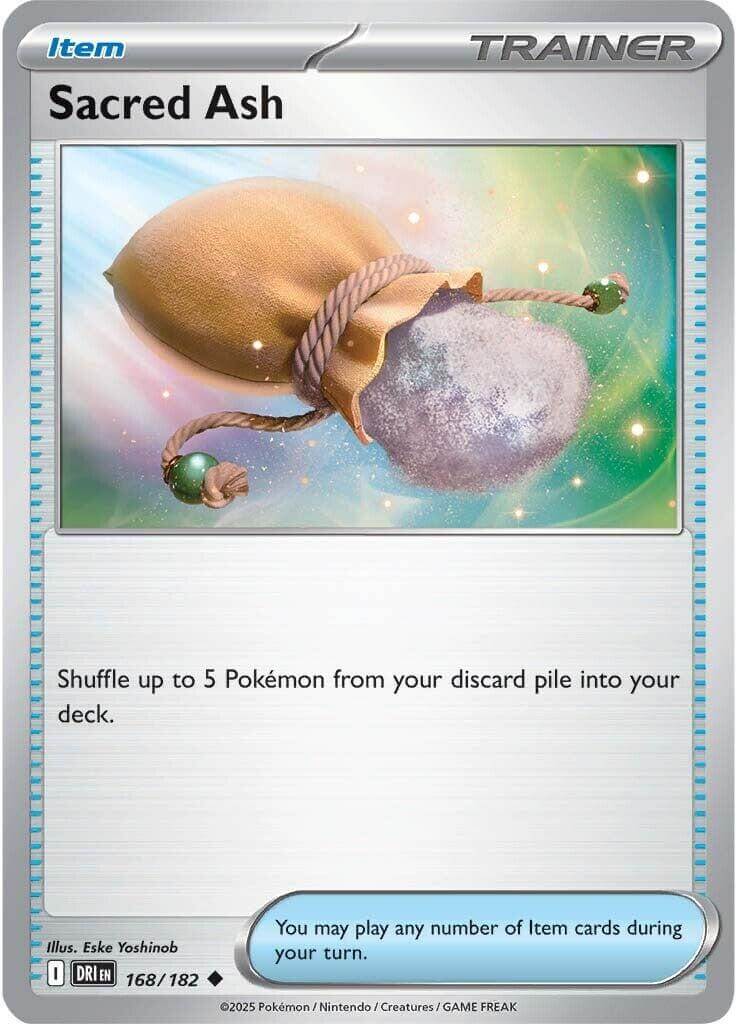 Sacred Ash [DRI - 168/182] Condition: Near Mint Collectible Trading Cards SV10: Destined Rivals Also available: Language: English Printing: Reverse Holofoil