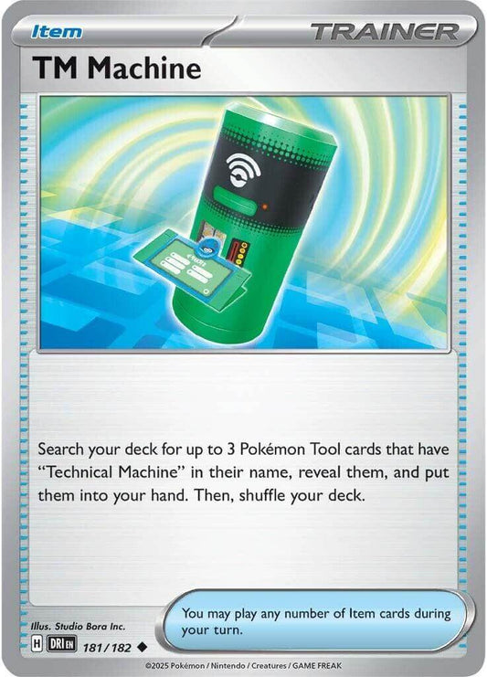 TM Machine [DRI - 181/182] Condition: Near Mint Collectible Trading Cards SV10: Destined Rivals Also available: Language: English Printing: Reverse Holofoil