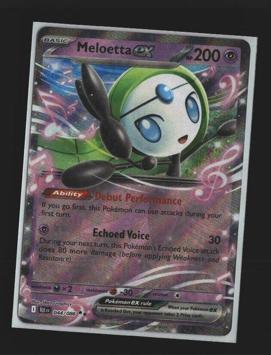 Meloetta ex [BLK - 044/086] Condition: Near Mint Collectible Trading Cards SV: Black Bolt Also available: Language: English Printing: Holofoil