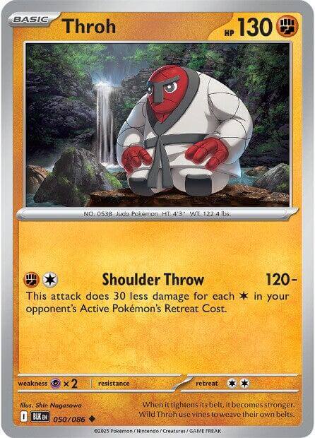 Throh [BLK - 050/086] Condition: Near Mint Collectible Trading Cards SV: Black Bolt Also available: Language: English Printing: Reverse Holofoil