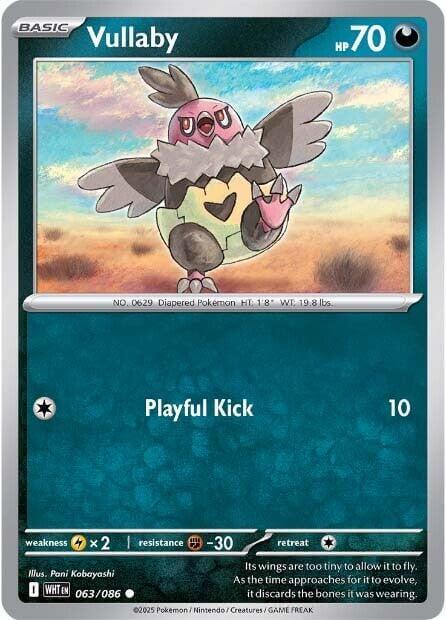 Vullaby [WHT - 063/086] Condition: Near Mint Collectible Trading Cards SV: White Flare Also available: Language: English Printing: Reverse Holofoil