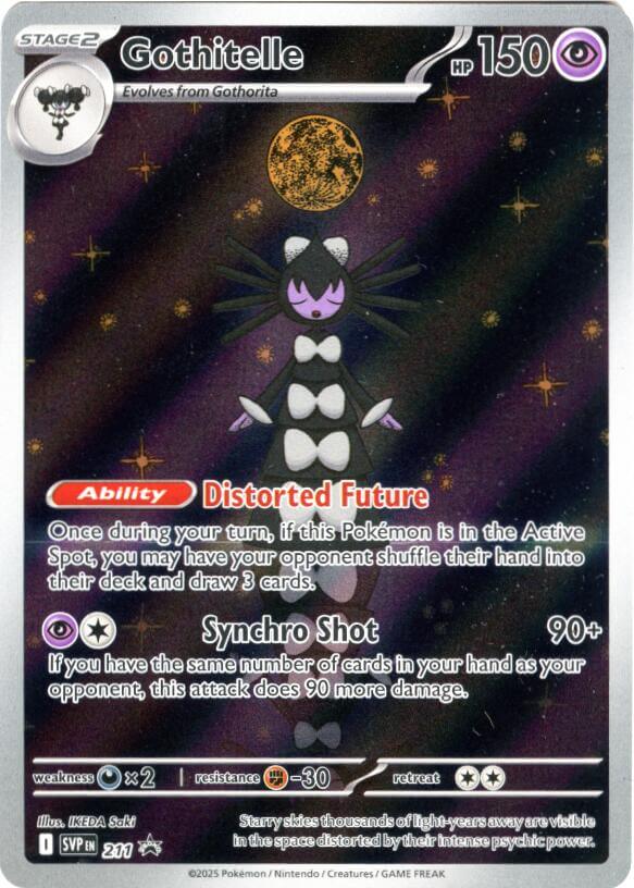 Gothitelle - 211 [SVP - 211] Condition: Near Mint Collectible Trading Cards SV: Scarlet & Violet Promo Cards Also available: Language: English Printing: Holofoil