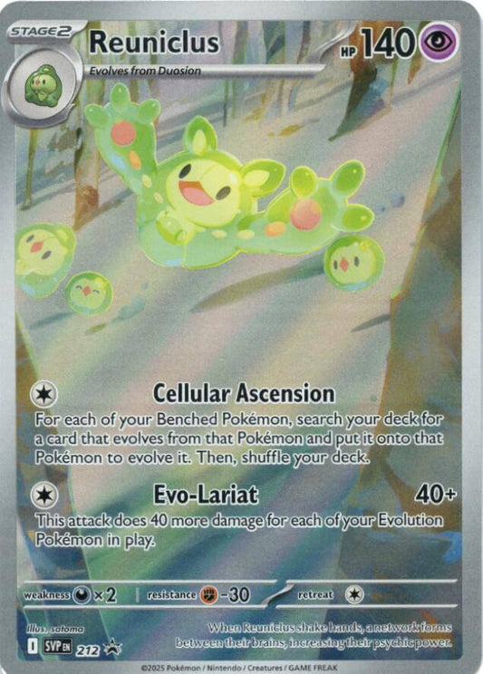 Reuniclus - 212 [SVP - 212] Condition: Near Mint Collectible Trading Cards SV: Scarlet & Violet Promo Cards Also available: Language: English Printing: Holofoil