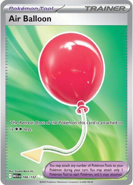 Air Balloon [MEG - 166/132] Condition: Near Mint Collectible Trading Cards ME01: Mega Evolution Also available: Language: English Printing: Holofoil
