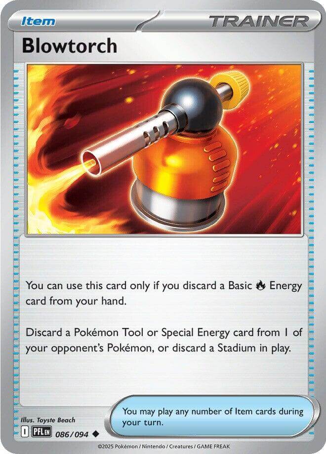 Blowtorch - 086/094 [PFL - 086/094] Condition: Near Mint Collectible Trading Cards ME02: Phantasmal Flames Also available: Language: English Printing: Reverse Holofoil