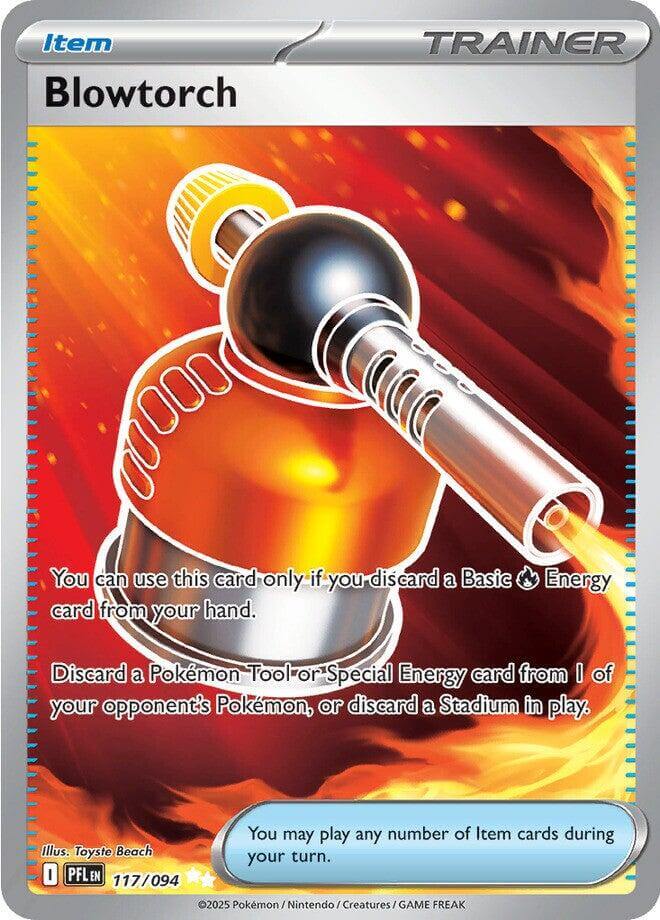 Blowtorch - 117/094 [PFL - 117/094] Condition: Near Mint Collectible Trading Cards ME02: Phantasmal Flames Also available: Language: English Printing: Holofoil