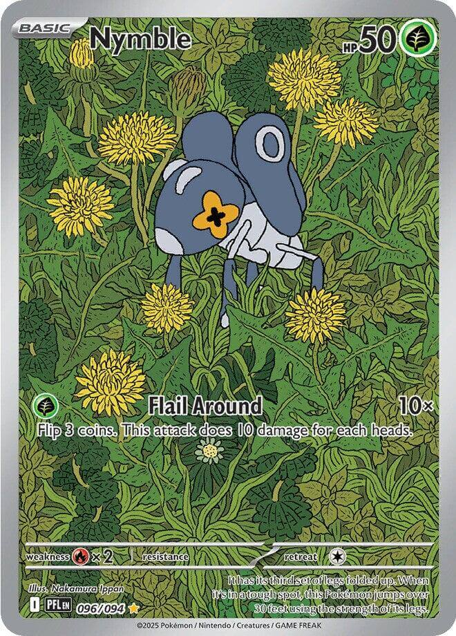 Nymble - 096/094 [PFL - 096/094] Condition: Near Mint Collectible Trading Cards ME02: Phantasmal Flames Also available: Language: English Printing: Holofoil
