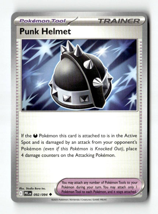 Punk Helmet - 092/094 [PFL - 092/094] Condition: Near Mint Collectible Trading Cards ME02: Phantasmal Flames Also available: Language: English Printing: Reverse Holofoil