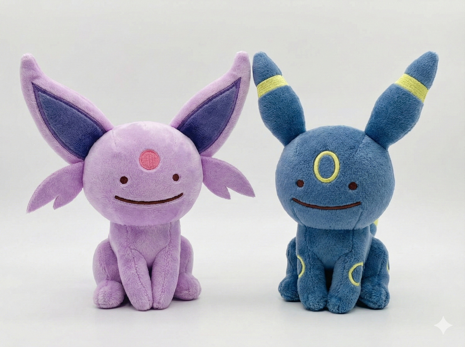 Ditto As Umbreon Espeon Plush Lot - 7.5" Sealed - New - Pokemon Center Exclusive Stuffed Animals Clayboi's Cards Also available: